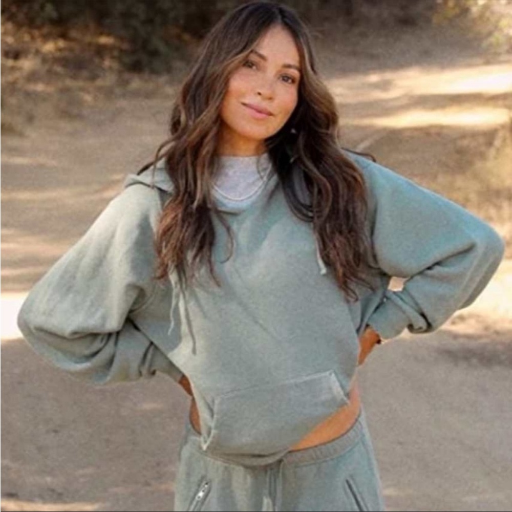 NWT Sincerely Jules x Bandier Women's The Juniper Pullover Hooded Sweatshirt